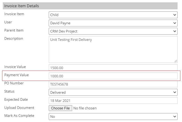 conversion of invoice to statement in billings pro